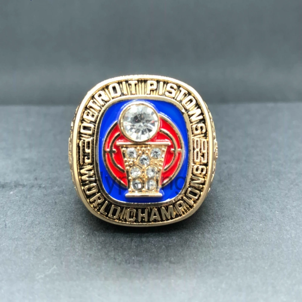 1989 Detroit Pistons Premium Replica Championship Ring - 图片 2